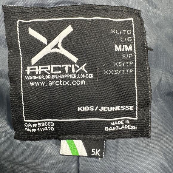ARCTIX Youth Insulated Snow Bib Overalls Blue  Size M - Picture 11 of 14